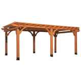 Beaumont 20×12 Cedar Wood Pergola by Backyard Discovery