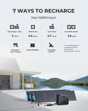 Bluetti AC200MAX 2,200W Portable Power Station with 350W Solar Panel