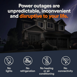 Generac Guardian 22 kW / 19.5 kW Air-Cooled Home Standby Generator with Wi-Fi & 200A Transfer Switch