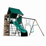 Lifetime Big Stuff Swing Set – 9-Ft Slide, Swings & Clubhouse | Model 91069