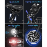 Ridstar MN26 1500W Unfoldable Fat Tire Mountain Ebike