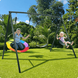 Klo Kick Metal Swing Set with 3 Swings