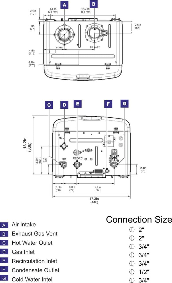 Navien NPE-240S Condensing Tankless Water Heater