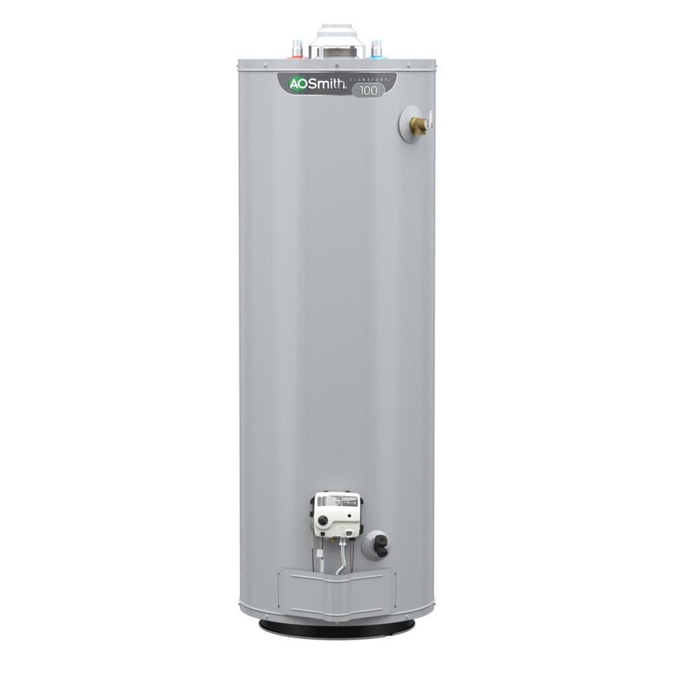 A.O. Smith Signature 100 50-Gallon Tall 12-Year Warranty 40000-BTU Natural GAS Water Heater | G12-UT5040NVR