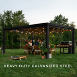 Trenton 16×12 Modern Steel Pergola by Backyard Discovery