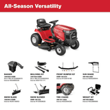 Troy-Bilt Bronco 42 — 42-inch 19 HP Briggs & Stratton Automatic Drive Riding Tractor