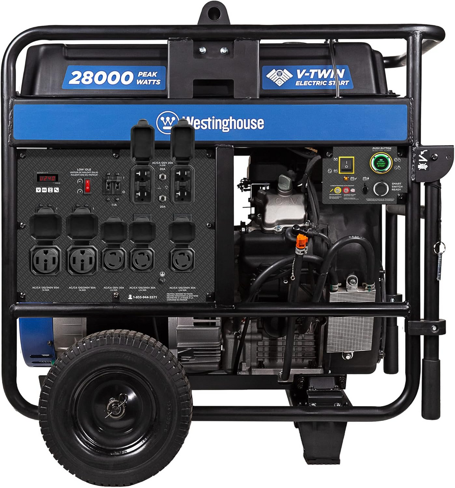 Westinghouse 28,000 Peak Watt Tri-Fuel Home Backup Portable Generator