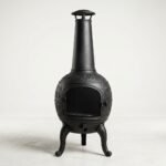 Astrynom Artisan Cast Iron Chiminea Fire Pit & Garden Heater